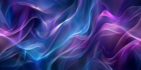 Obraz premium Colorful abstract waves flowing in a dynamic motion, creating a vibrant and artistic background effect concept