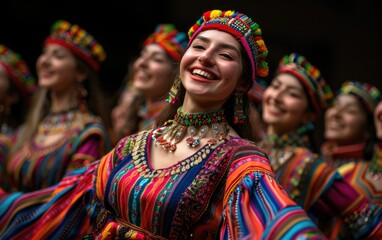 Historic celebration: armenian independence day, commemorating the nation's sovereignty with people rejoicing in parades, traditional music, vibrant cultural displays, reflecting pride, unity.