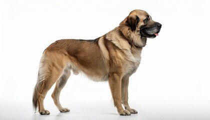Anatolian Shepherd dog on a white background