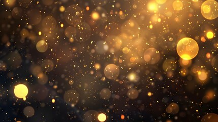Gold abstract bokeh background