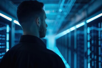 Fototapeta premium Process Improvement is visualized in an ultramodern, supernatural scene, with copy space, where continuous enhancements and streamlined workflows drive operational excellence