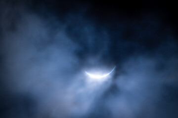April 2024 total solar eclipse view from Big Sandy Texas