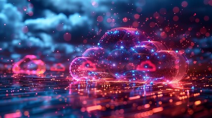 Cloud Computing Cost Efficiency, cost efficiency in cloud computing with an image showing pay-per-use pricing models, resource optimization techniques, AI	