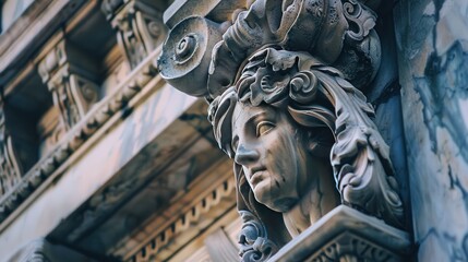 Fototapeta premium Architectural detail of a historical monument