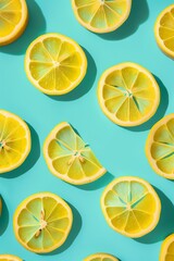 Fototapeta premium juicy lemon pattern background