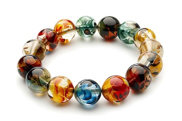 Bracelet isolated on white background. 3D rendering.