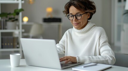 Hands of a business professional using a laptop and a notebook, showcasing multitasking and efficient time management. Height Resolution Photo, , Minimalism,