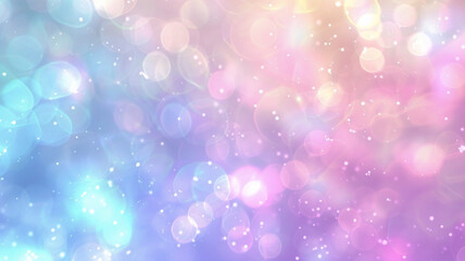 Abstract blurred of blue and silver glittering shine bulbs lights backgroundblur of Christmas wallpaper decorations conceptxmas holiday festival backdropsparkle circle lit celebrations display.