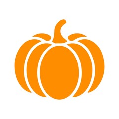 Pumpkin clip art design on plain white transparent isolated background for card, shirt, hoodie, sweatshirt, apparel, tag, mug, icon, poster or badge