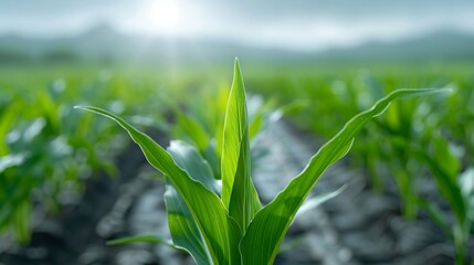 Obraz premium Dynamic depiction of farmers using precision agriculture technologies in scenic rural settings, optimizing crop yields sustainably. Height Resolution Photo, , Minimalism,