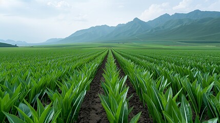 Vibrant scene capturing farmers using agrobiodiversity conservation strategies and seed sovereignty initiatives to safeguard agricultural diversity. Height Resolution Photo, , Minimalism,