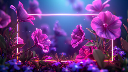 A colorful background with a colorful image of a tropical plant with neon light. colorful background, tropical plant, neon light, vibrant colors, tropical foliage, neon tropical, colorful plant,