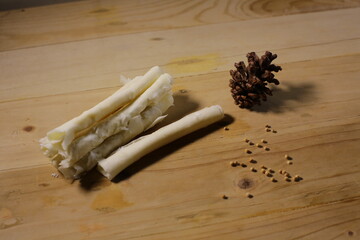 sweet arum cheese roll, a snack that tastes sweet