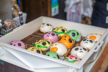 横浜中華街のパンダまん