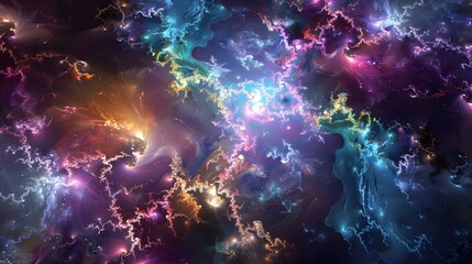 Cosmic fractal designs
