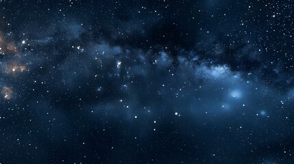 Obraz premium Starry night sky backdrop showcasing the dark expanse