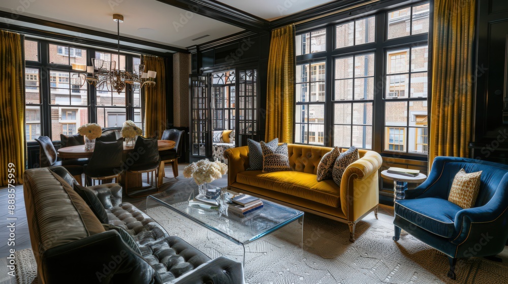 Fototapete describe the role of texture and pattern in adding depth and interest to small space interiors.