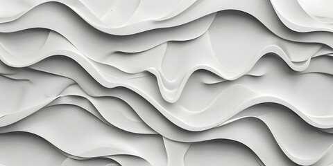 Obraz premium Abstract volumetric waves background. 3d background of waves with plaster texture