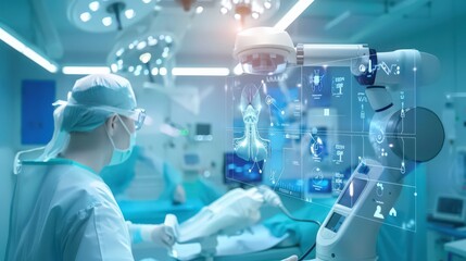 Discover AI-powered healthcare innovations, where robotic surgery and medical imaging advancements revolutionize medical practice.