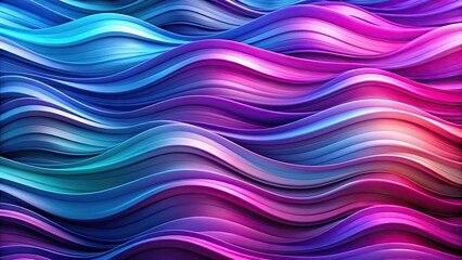 Fototapeta premium Colorful waves of purple and blue on background , abstract, background, rendering,aquatic, ink, isolated, smoke, waves, vibrant