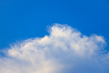 Fototapeta premium White cloud and blue sky background, Abstract cloud texture