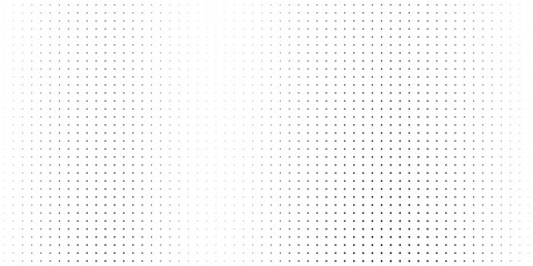 Dotted gradient halftone background. Horizontal seamless dotted pattern in pop art style. Abstract modern stylish texture. Fade gradient black and white half tone background.