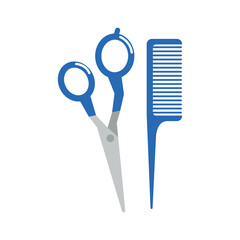 scissors and comb barbershop