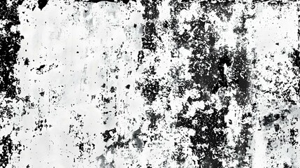 Rough black and white distressed vector texture