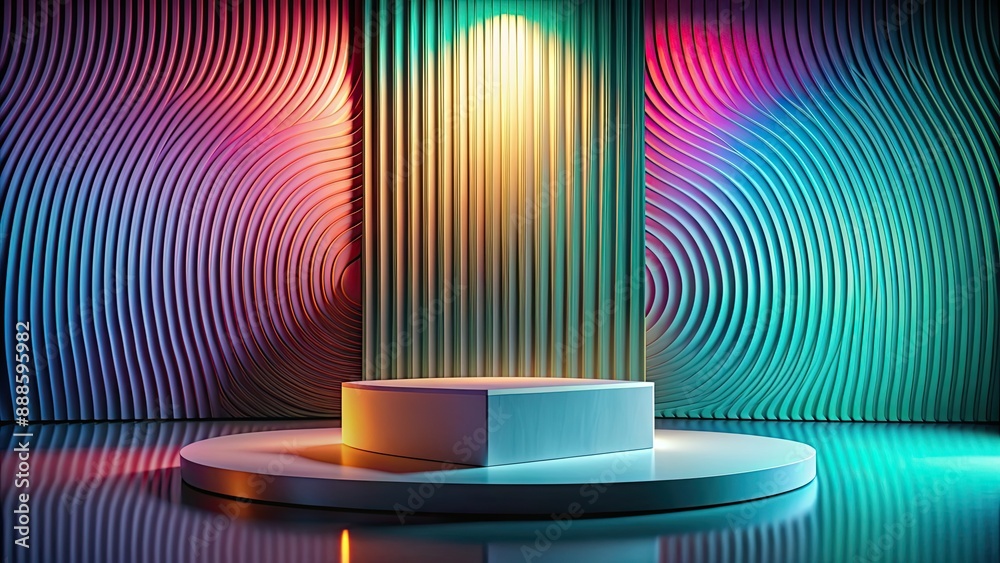 Canvas Prints Podium with abstract art background , podium, abstract, art, background, creative, design, display, exhibition