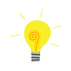 Bright idea the illuminating and innovative symbol of a light bulb creativity and inspiration