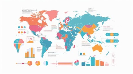 World Diabetes Day An infographic showing global d  008 map, world, globe, earth, vector, global, planet, business, europe, america, illustration, asia, world map, icon, web, design, continent, geogra