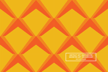 Triangular Shapes and Designs Orange and Yellow Colors Geometric Pattern Abstract Pattern Seamless Pattern