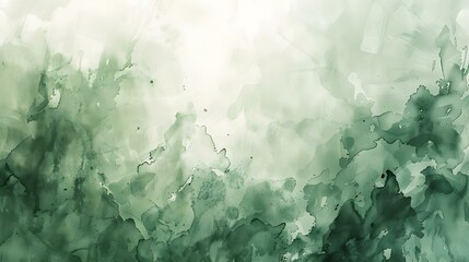 Abstract green watercolor background