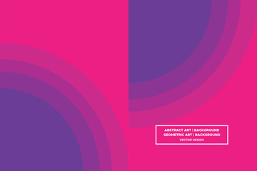 Circle Shapes Purple and Red Colors Modern Abstract Background Geometric Background
