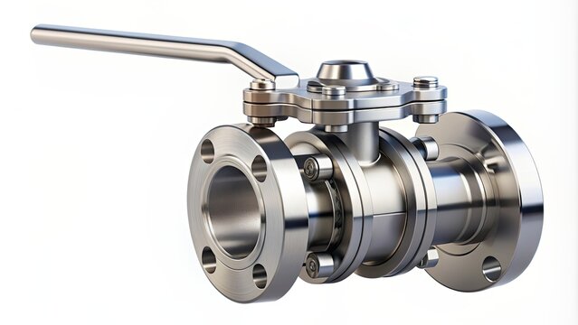 Cross-sectional view of a ball valve , plumbing, industrial, pipeline, mechanical, mechanism, technology, equipment, engineering