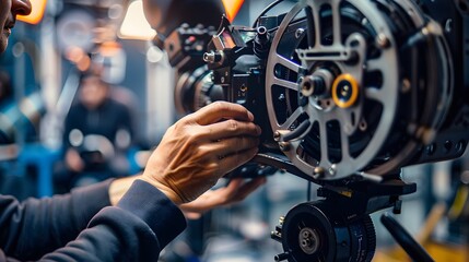 camera, video, television, lens, studio, film, equipment, digital, technology, tv, movie, professional, news, media, broadcasting, interview, camcorder, filming, photography, broadcast, shooting, even