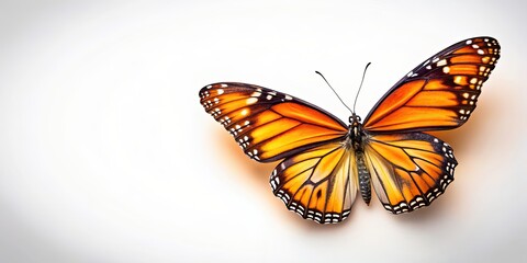 Obraz premium Butterfly isolated on background, butterfly, isolated,background, wings, insect, nature, colorful, beauty, delicate