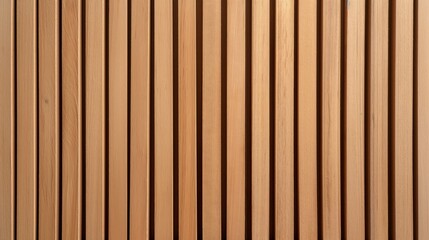 Close up of vertical wood paneling on a building wall.