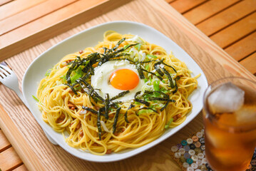 納豆パスタ