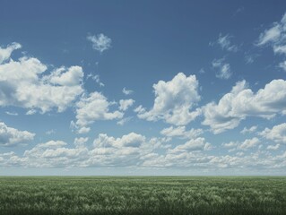 Obraz premium Blue sky concepts, highlighting expansive and tranquil blue sky scenes.