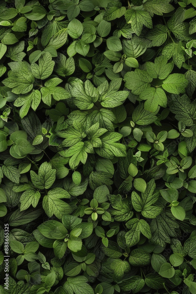 Poster Forest floor textures, revealing the rich and varied features of woodland landscapes.