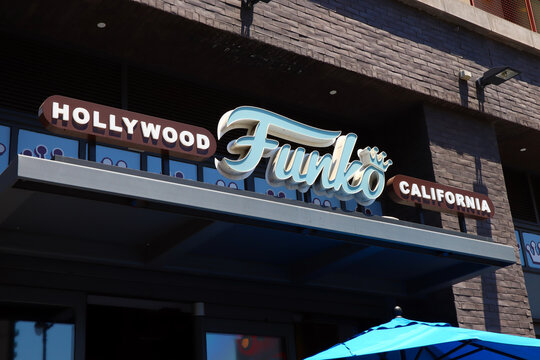 Hollywood, California &ndash; July 16, 2024: FUNKO Hollywood Store at 6201 Hollywood Blvd, Los Angeles. Funko is an American company that collectibles manufactures, known for its licensed vinyl figurines