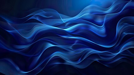 Fototapeta premium Abstract Blue Waves