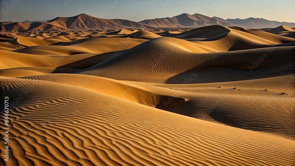 Wall mural Fine sand texture in the Rub Al Khali desert, Oman , sand, texture, Rub Al Khali, desert, Oman, arid, landscape