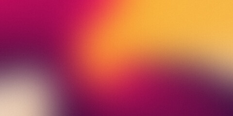 Colorful modern gradient background orange and purple texture noise