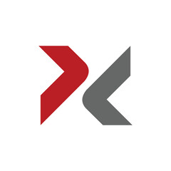 Fototapeta premium letter x logo design