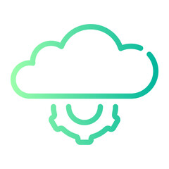 secure gradient icon