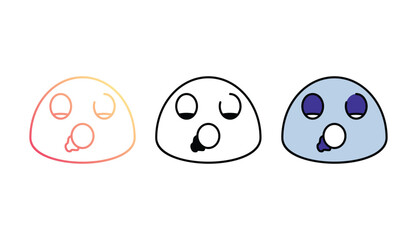 Sleep icon design with white background stock illustration