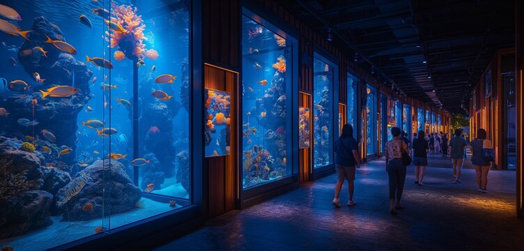 AI-enhanced tourism center with personalized travel planning and smart guides, representing the development of tourism technology and experiential growth.