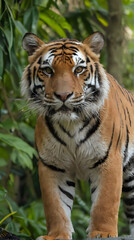 Fototapeta premium tiger in zoo